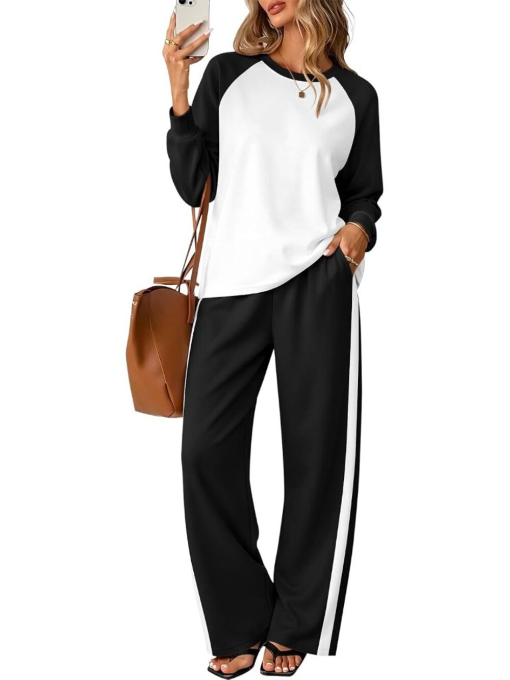 Cozy 2-Piece Lounge Set for Women | Matching Sweatsuit Fall Outfit